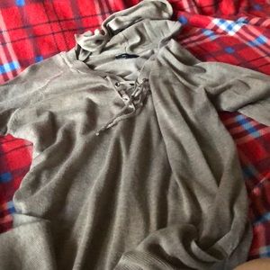 Fate light weight hooded sweater.